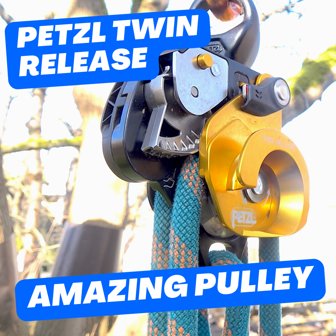 Petzl Twin release pulley ClimbingArborist.com